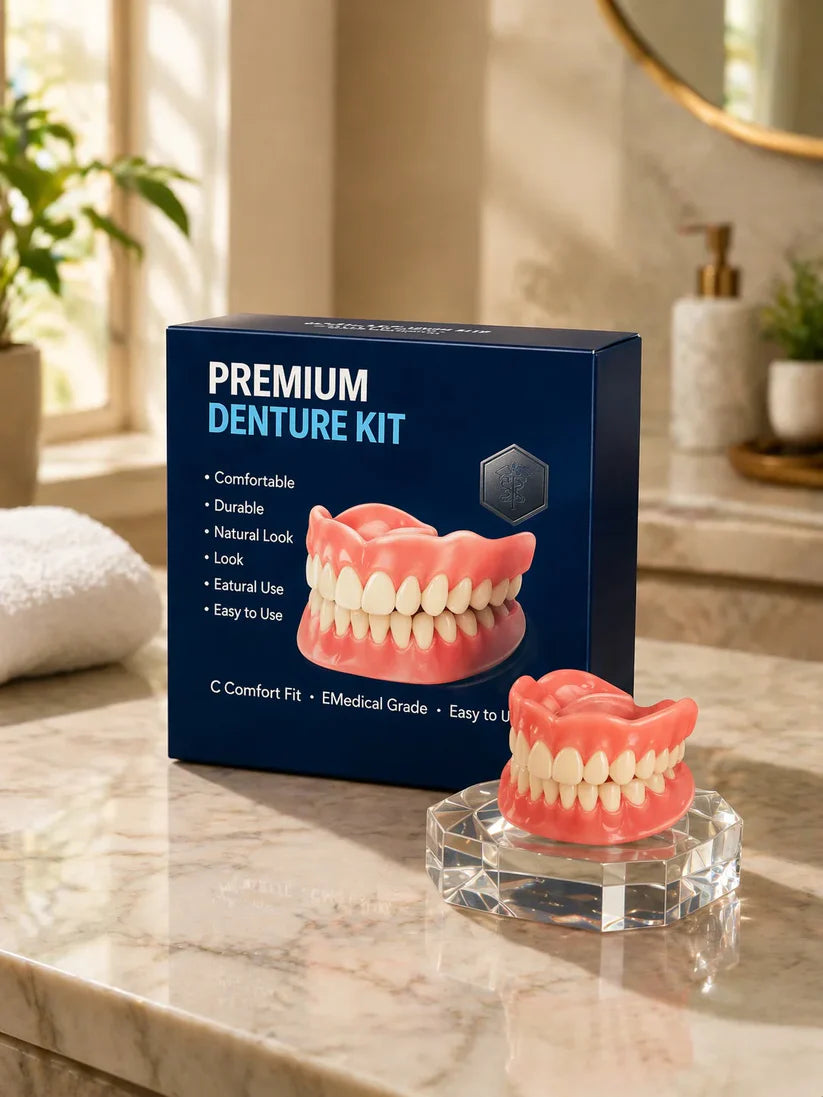 šEnds Today: 80% OFF!ā°KLENIMORE⢠Custom-Fit Smile Support Kit ā Strong Suction Feel & Natural-Looking Fit