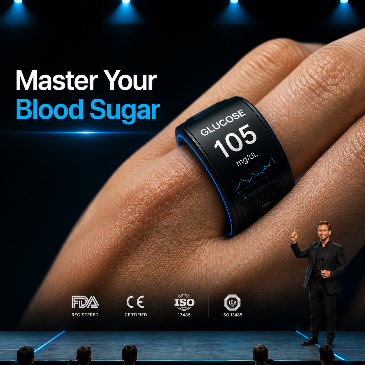 🎉 83% OFF Launch Offer🔥AuraNova™ G1 Non-Invasive Smart Ring(Mayo Clinic Recommended)