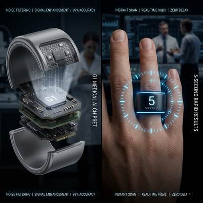 🎉83% OFF Launch Offer 🔥 Your Health, Upgraded-Real-Time Monitoring on Your Finger