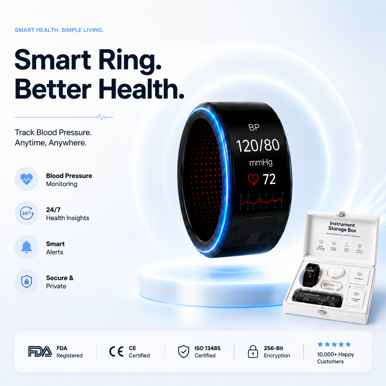 🎉83% OFF Launch Offer 🔥 Your Health, Upgraded-Real-Time Monitoring on Your Finger