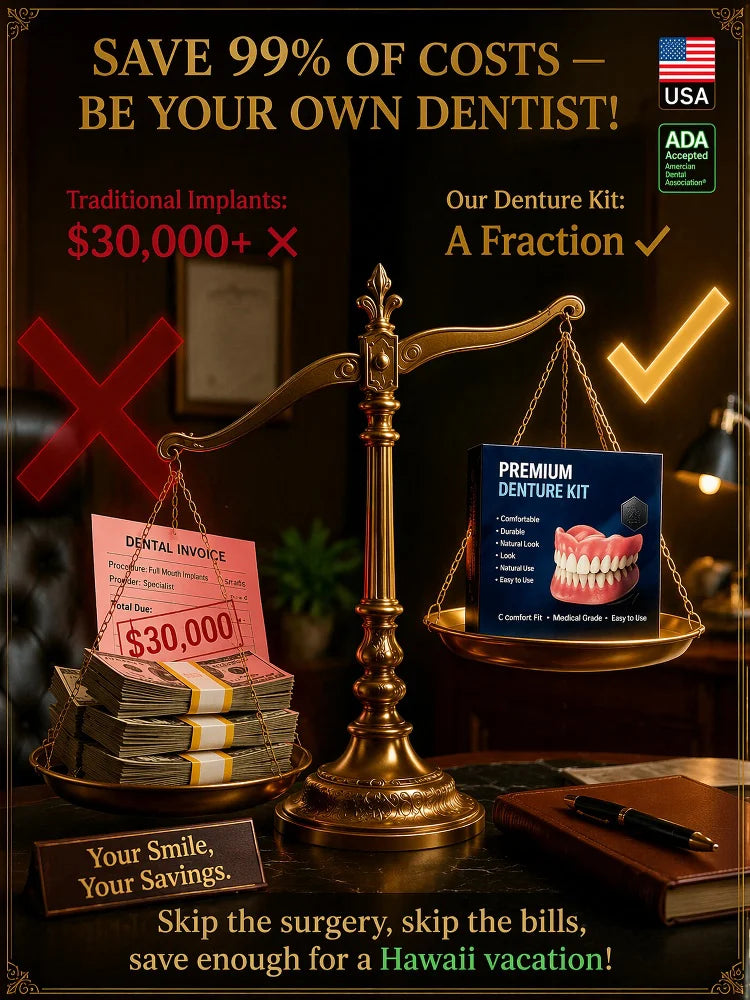 🌎Ends Today: 80% OFF!⏰KLENIMORE™ Custom-Fit Smile Support Kit — Strong Suction Feel & Natural-Looking Fit