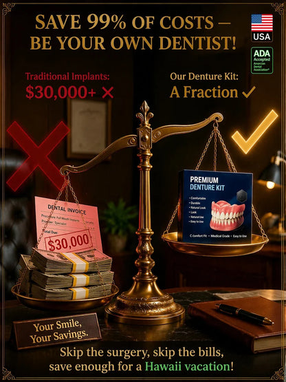 🌎Ends Today: 80% OFF!⏰KLENIMORE™ Custom-Fit Smile Support Kit — Strong Suction Feel & Natural-Looking Fit