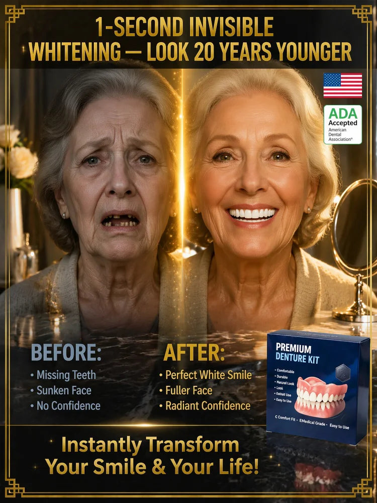 🌎Ends Today: 80% OFF!⏰KLENIMORE™ Custom-Fit Smile Support Kit — Strong Suction Feel & Natural-Looking Fit